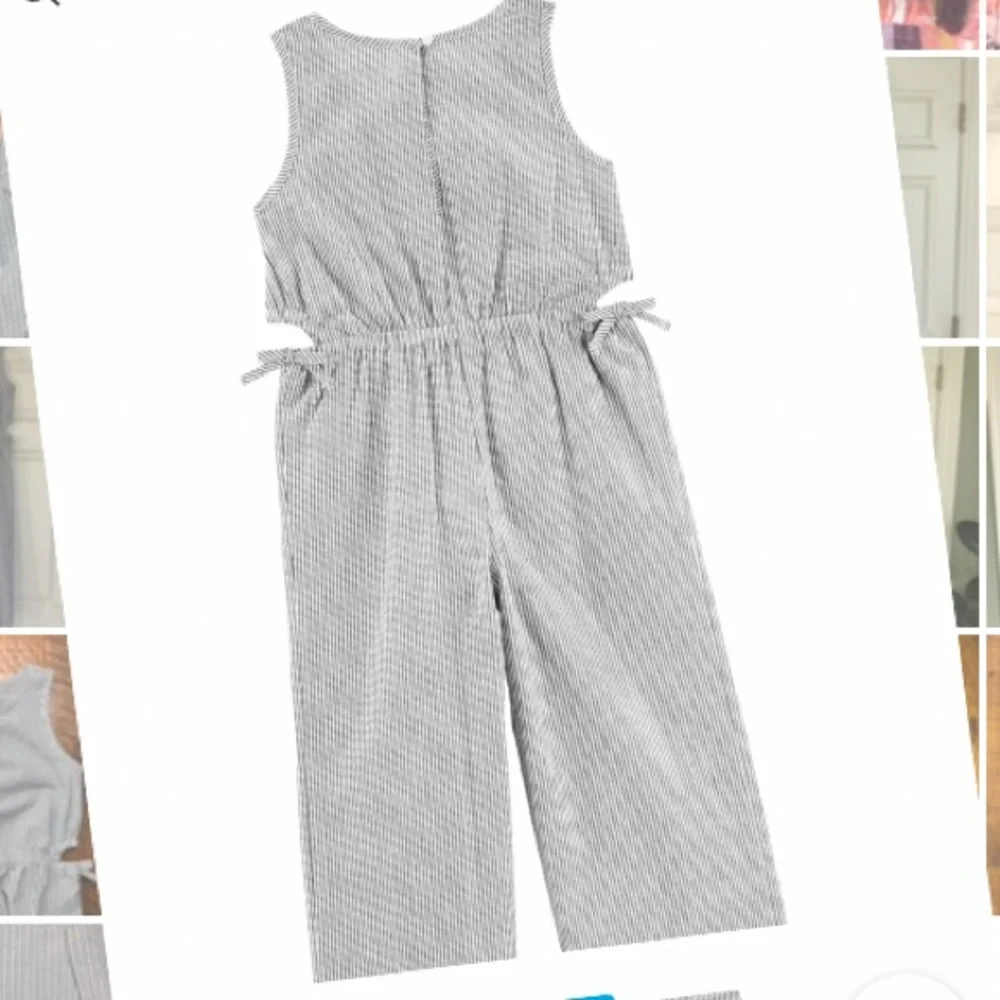 NWOT Carter’s Striped Seersucker Jumpsuit, Size 12